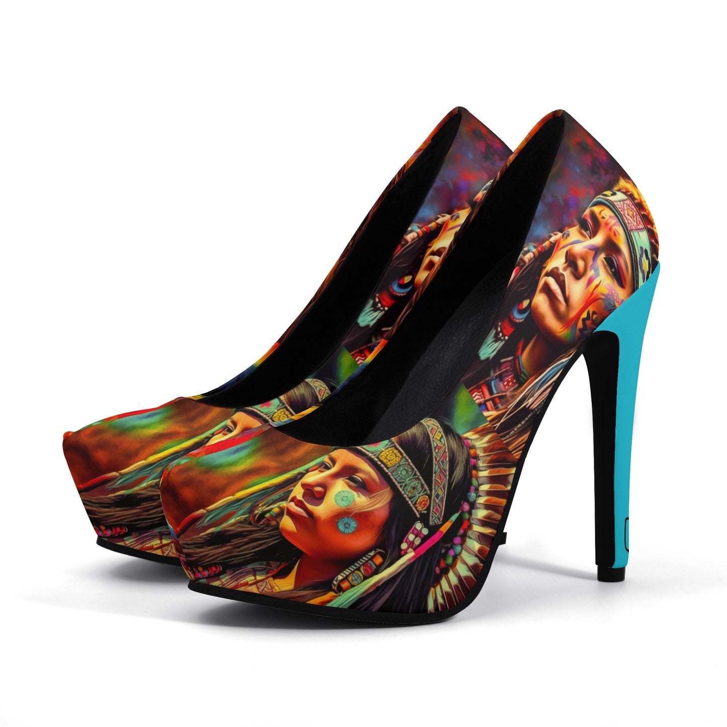Cultured Heels ‘Dioscorea Villosa’- Women Platform Pumps 5 Inch High Heels