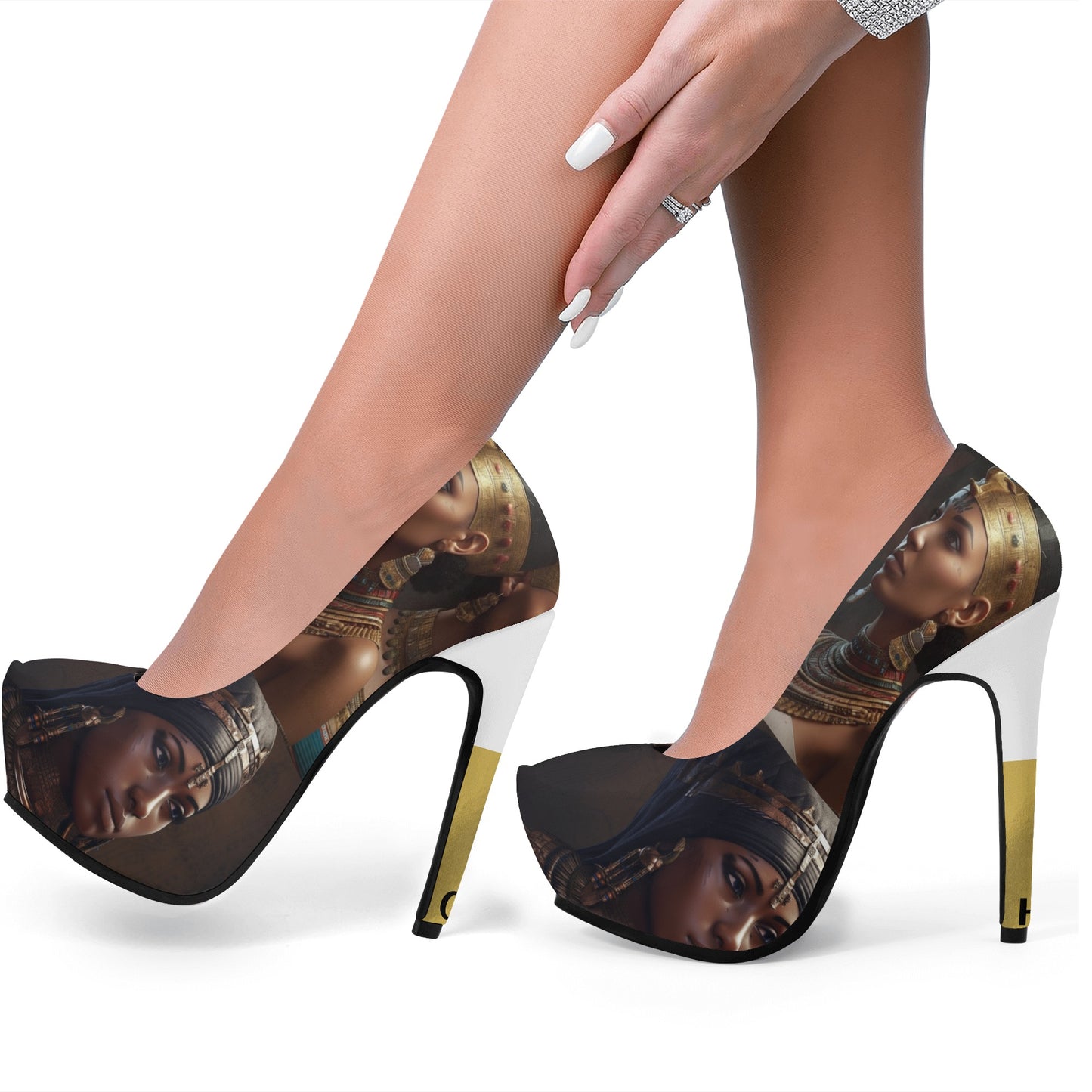 Cultured Heels ‘Nigella’- Women Platform Pumps 5 Inch High Heels
