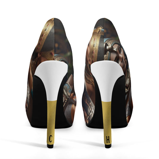 Cultured Heels ‘Nigella’- Women Platform Pumps 5 Inch High Heels