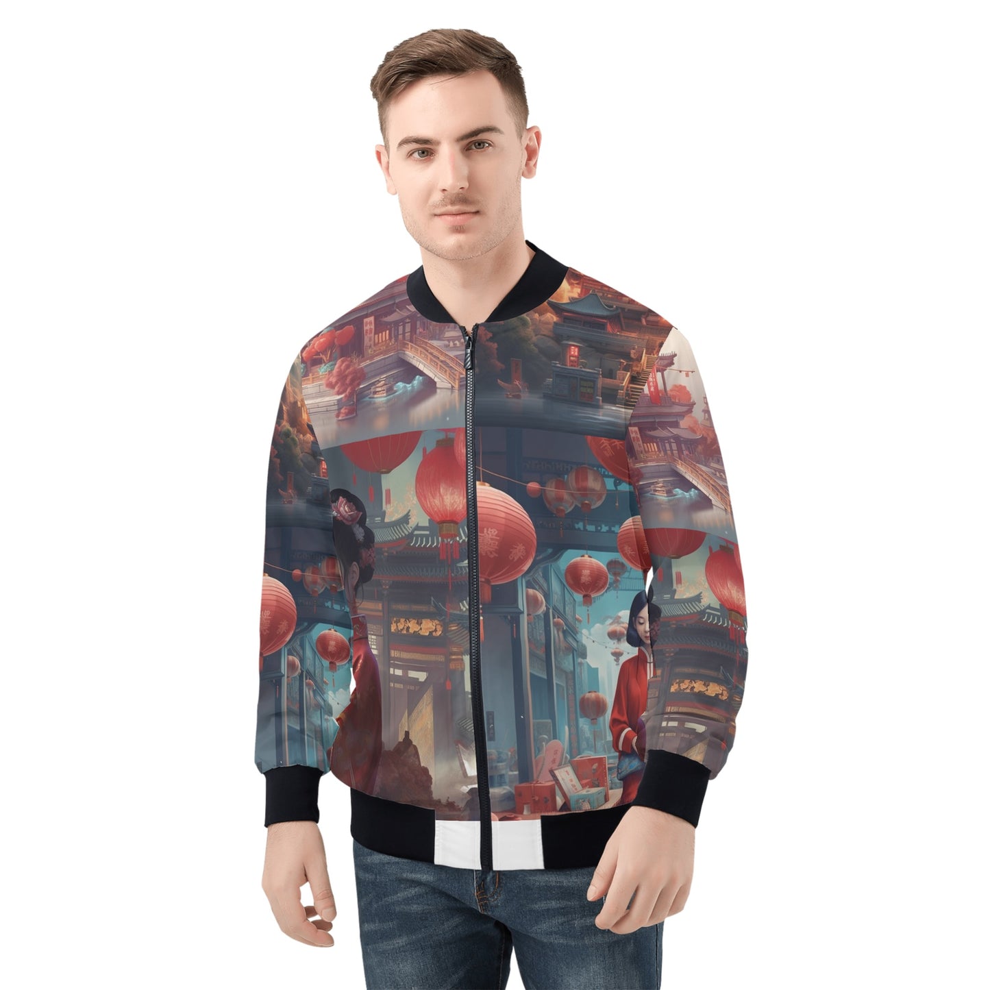 CH Chinese Mens Bomber Jacket