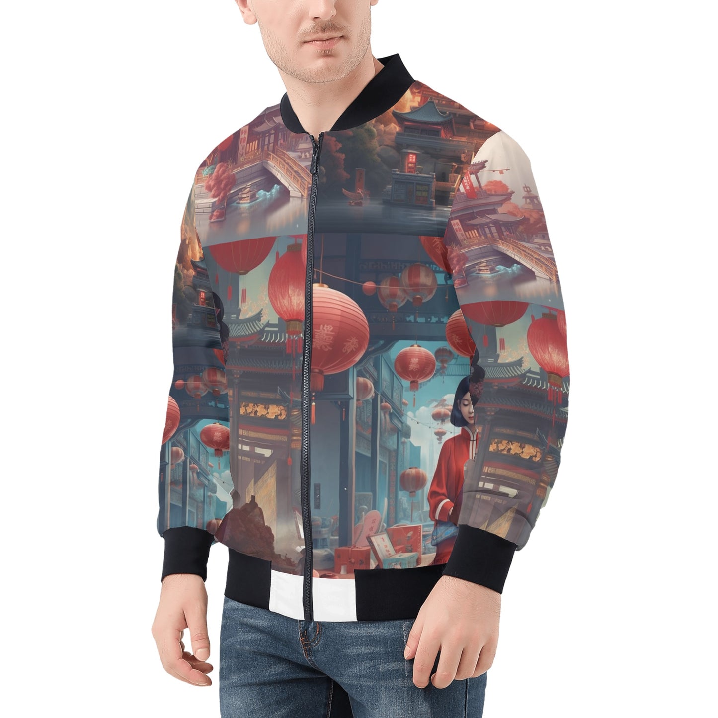 CH Chinese Mens Bomber Jacket