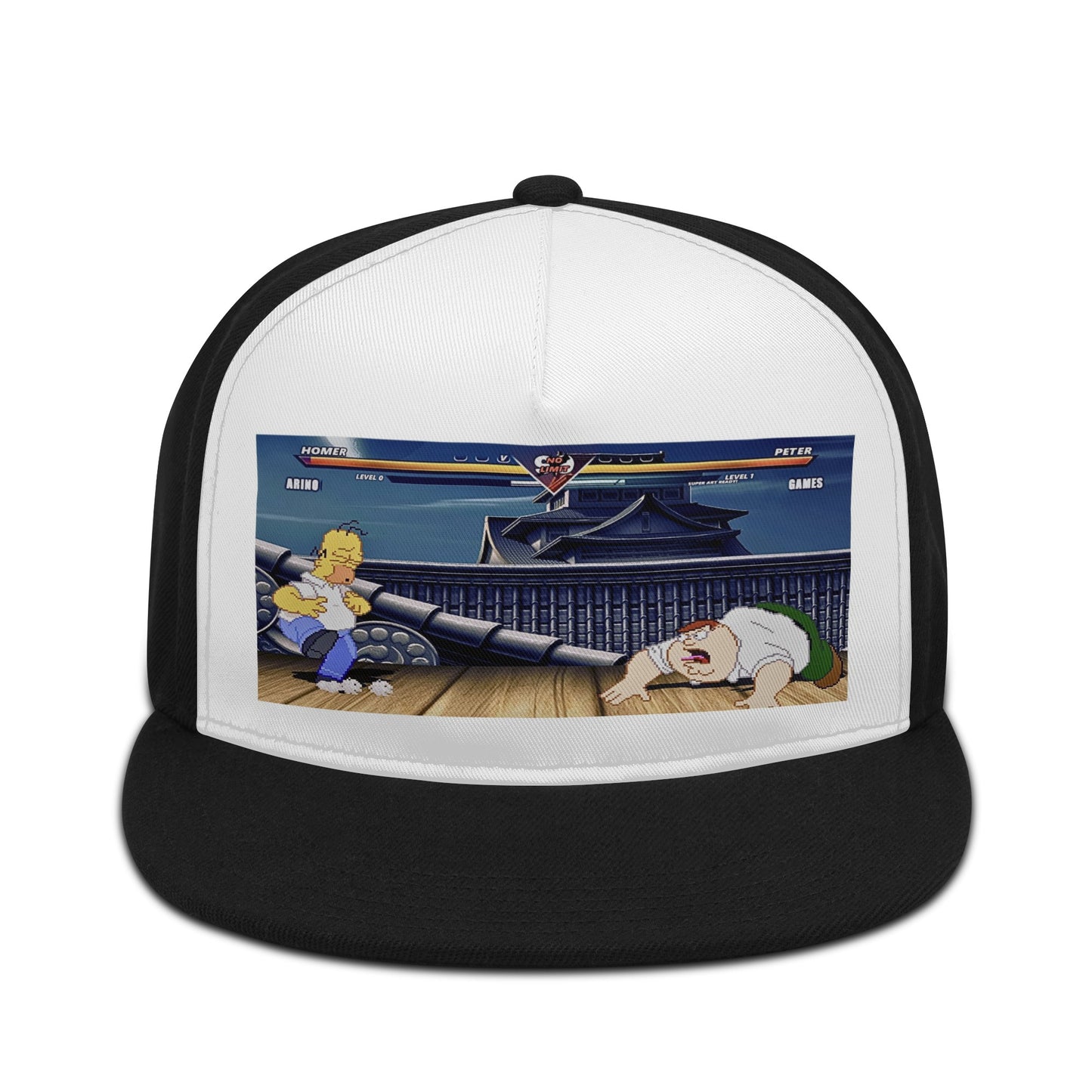 Homer VS Peter Griffen Front Printing Casual Hip-hop Hats