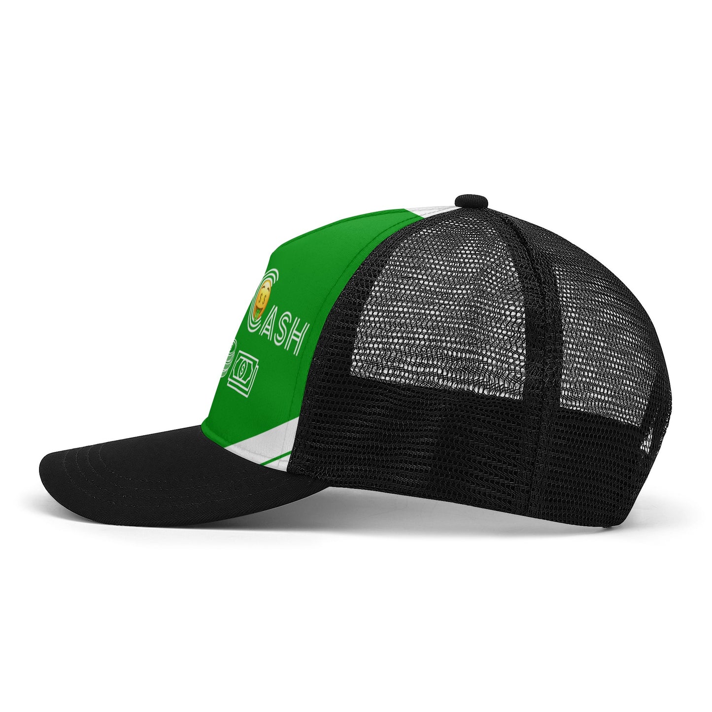 Grab Cash- Front Printing Mesh Baseball Caps