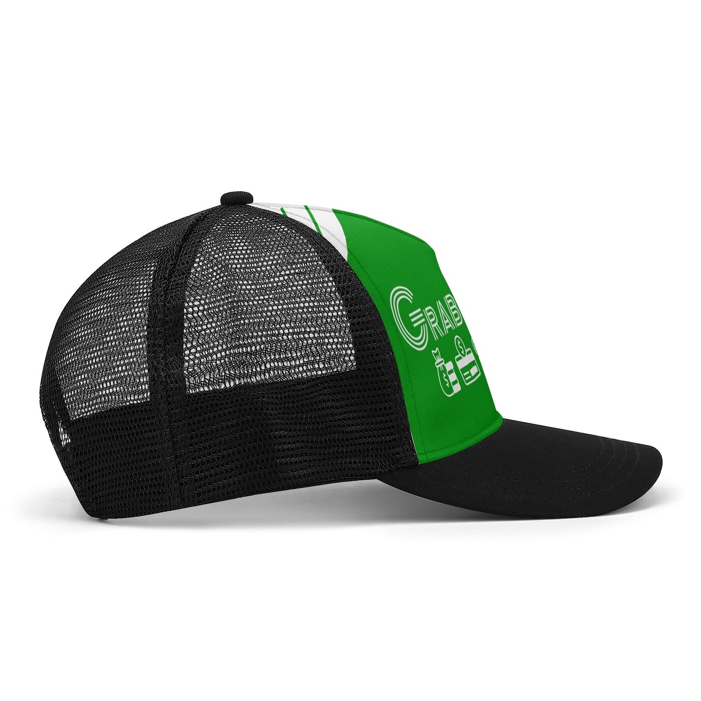 Grab Cash- Front Printing Mesh Baseball Caps