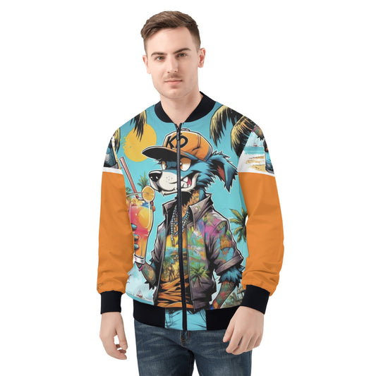 "Kd Breeze" Unisex All Over Print Zip Bomber Jacket