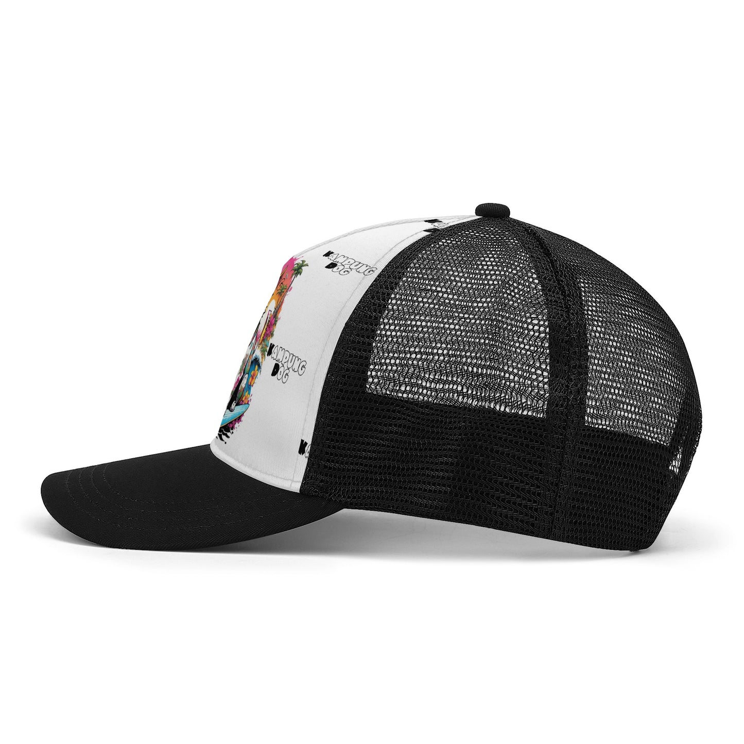 "KD The Surf Dog" Front Printing Mesh Trucker Hats