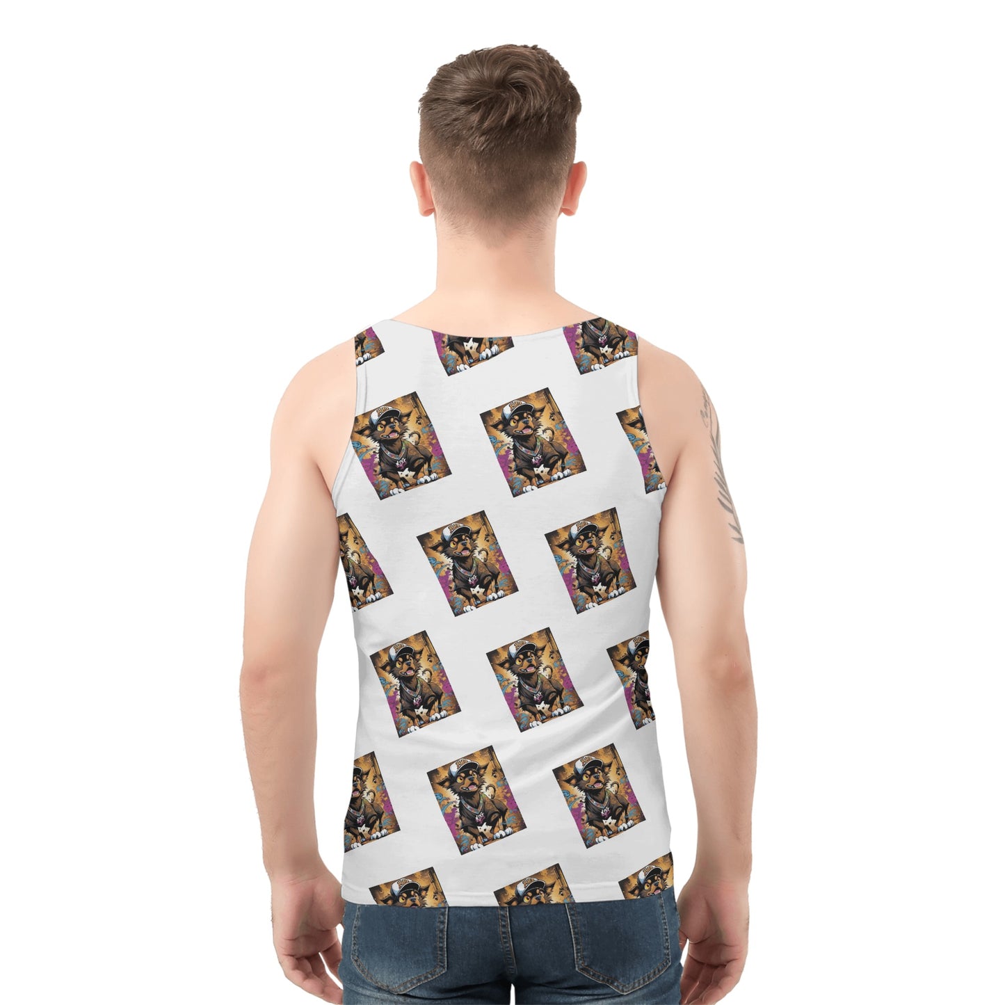 "KD George"- All Over Print Tank Top