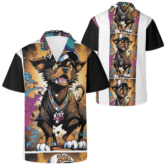"KD George" Mens All Over Print Casual Hawaiian Shirt