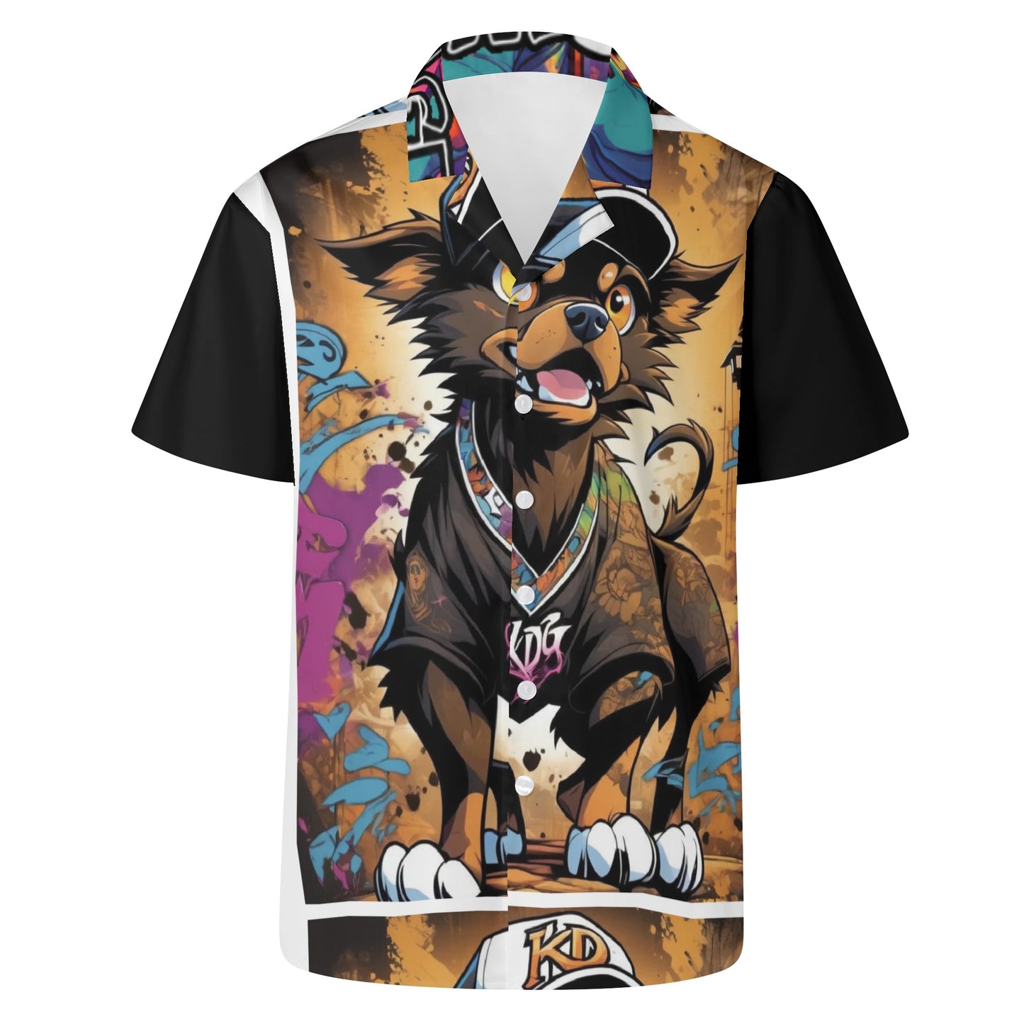 "KD George" Mens All Over Print Casual Hawaiian Shirt