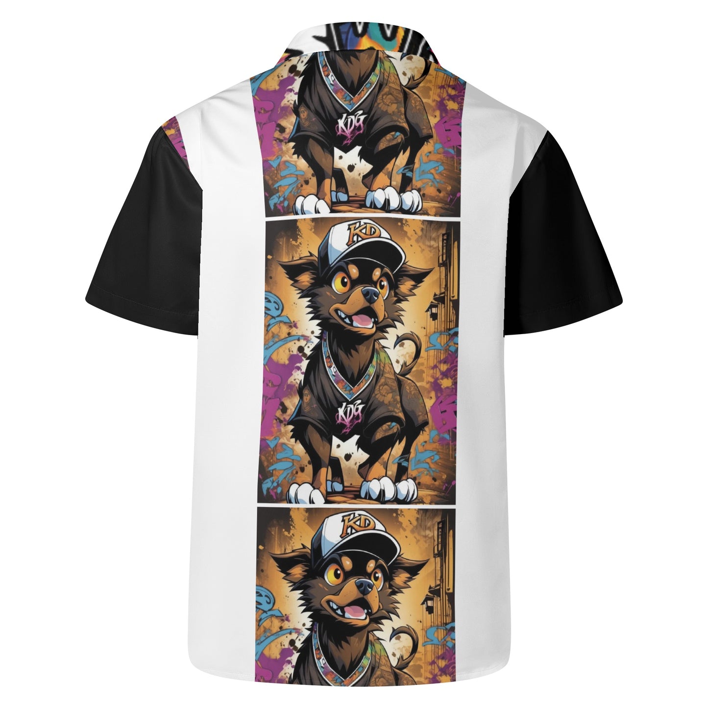 "KD George" Mens All Over Print Casual Hawaiian Shirt