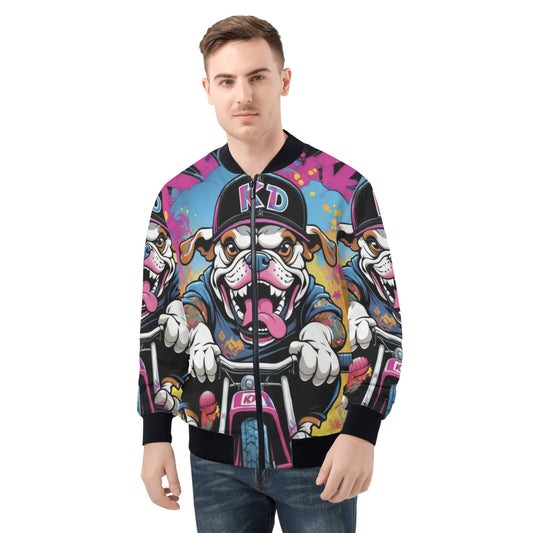 "KD Rollin" Unisex All Over Print Zip Bomber Jacket