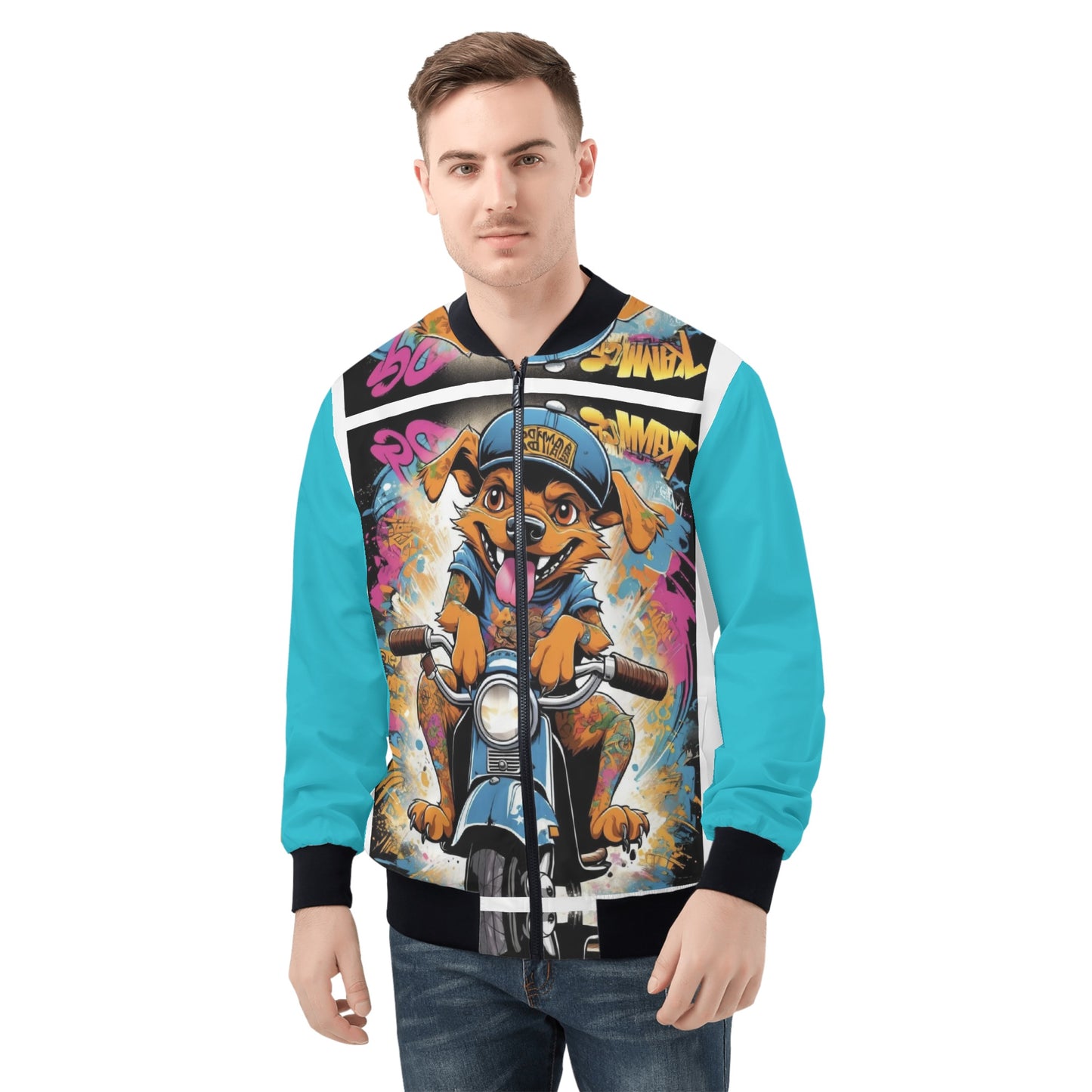 "KD Chilli" Unisex All Over Print Zip Bomber Jacket