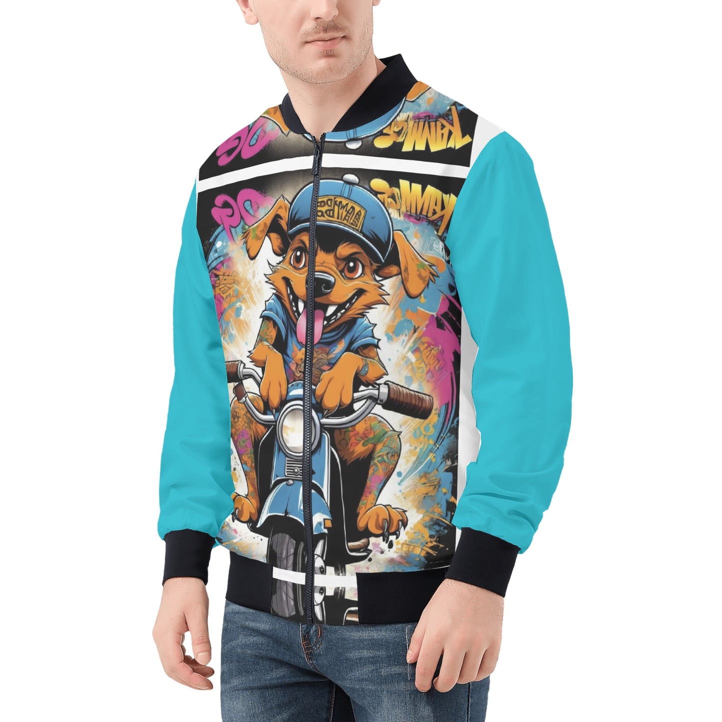 "KD Chilli" Unisex All Over Print Zip Bomber Jacket