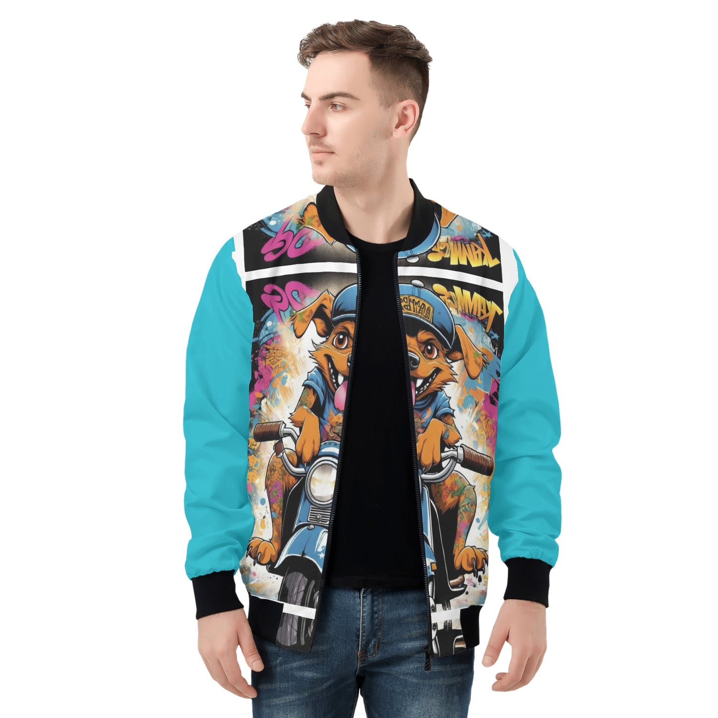 "KD Chilli" Unisex All Over Print Zip Bomber Jacket
