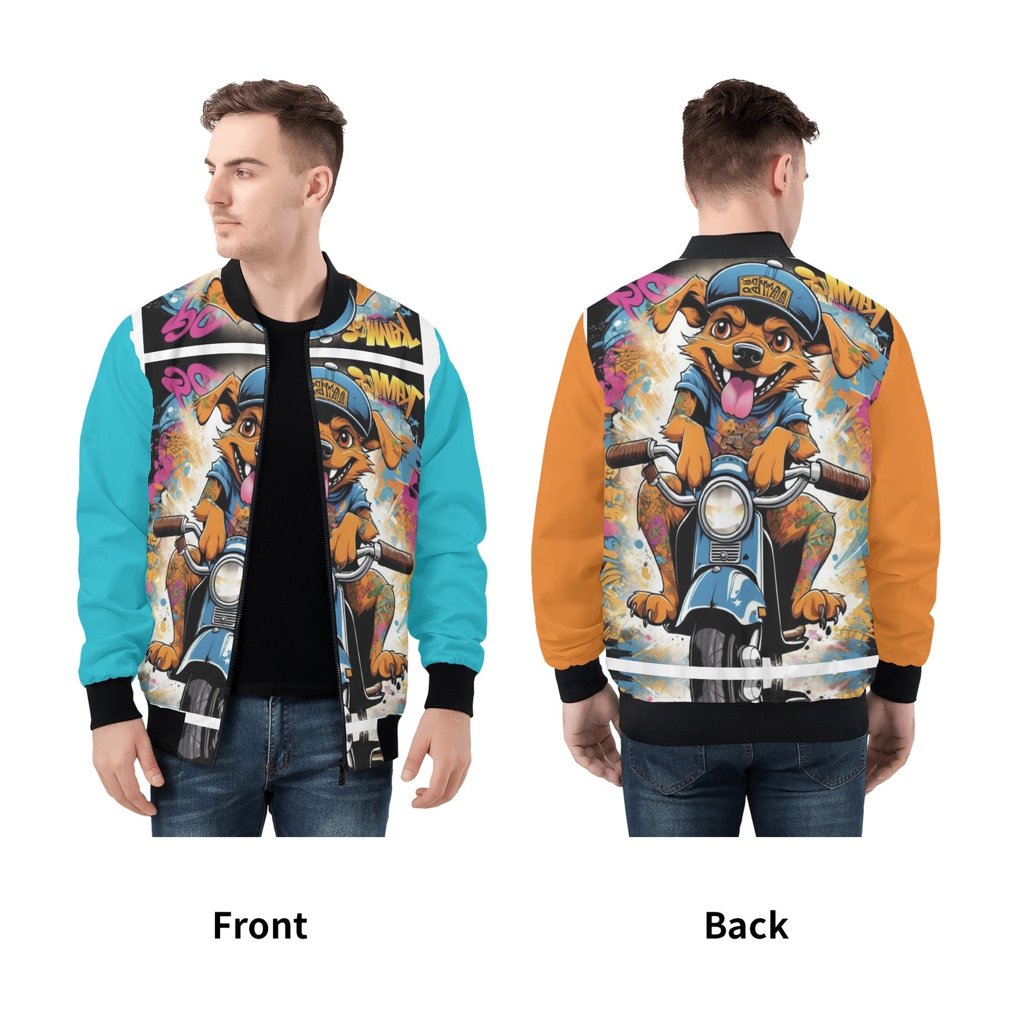 "KD Chilli" Unisex All Over Print Zip Bomber Jacket