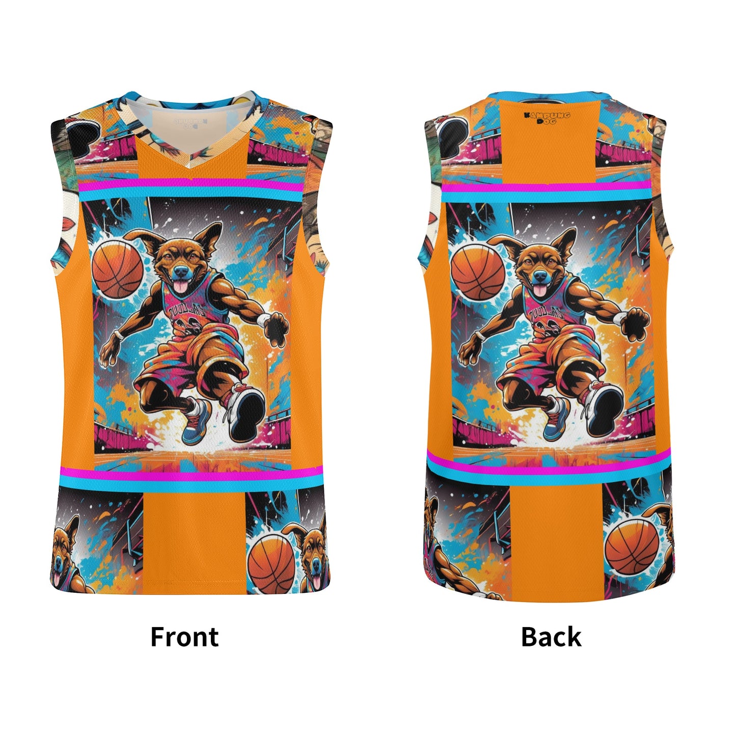 "KD Dunker" All Over Print Basketball Jersey Tank Top