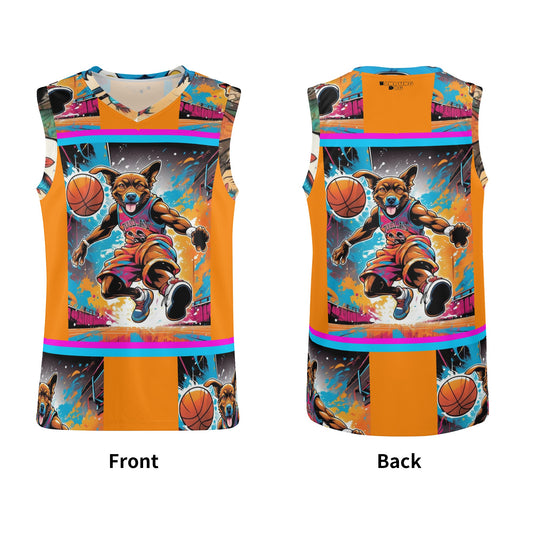 "KD Dunker" All Over Print Basketball Jersey Tank Top