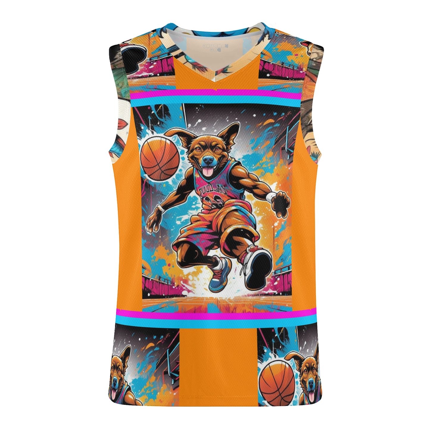 "KD Dunker" All Over Print Basketball Jersey Tank Top