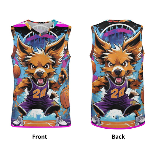 "KD Swish" All Over Print Basketball Jersey Tank Top