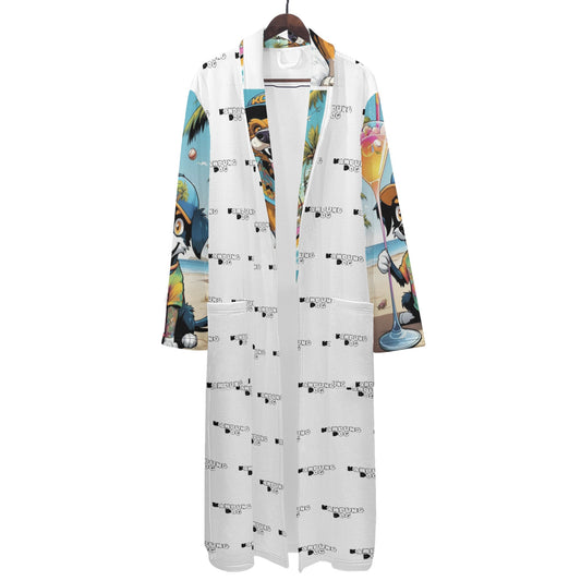 "KD The Surf Dog" All Over Print Bathrobe