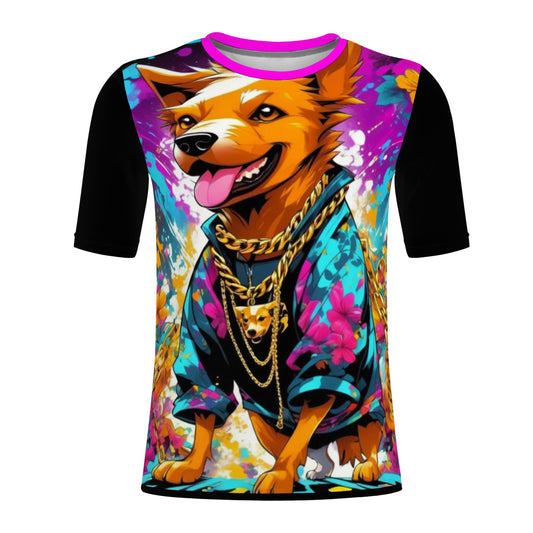 "Saturday, Cedric" All Over Print Fitted Asian Size T-shirts