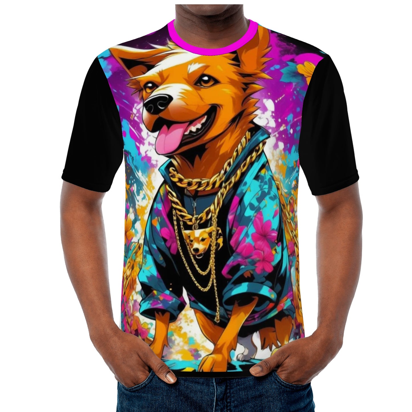 "Saturday, Cedric" All Over Print Fitted Asian Size T-shirts