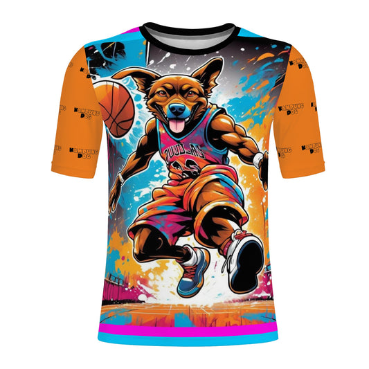 "KD Dunker"  All Over Print Fitted Asian Size T-shirts