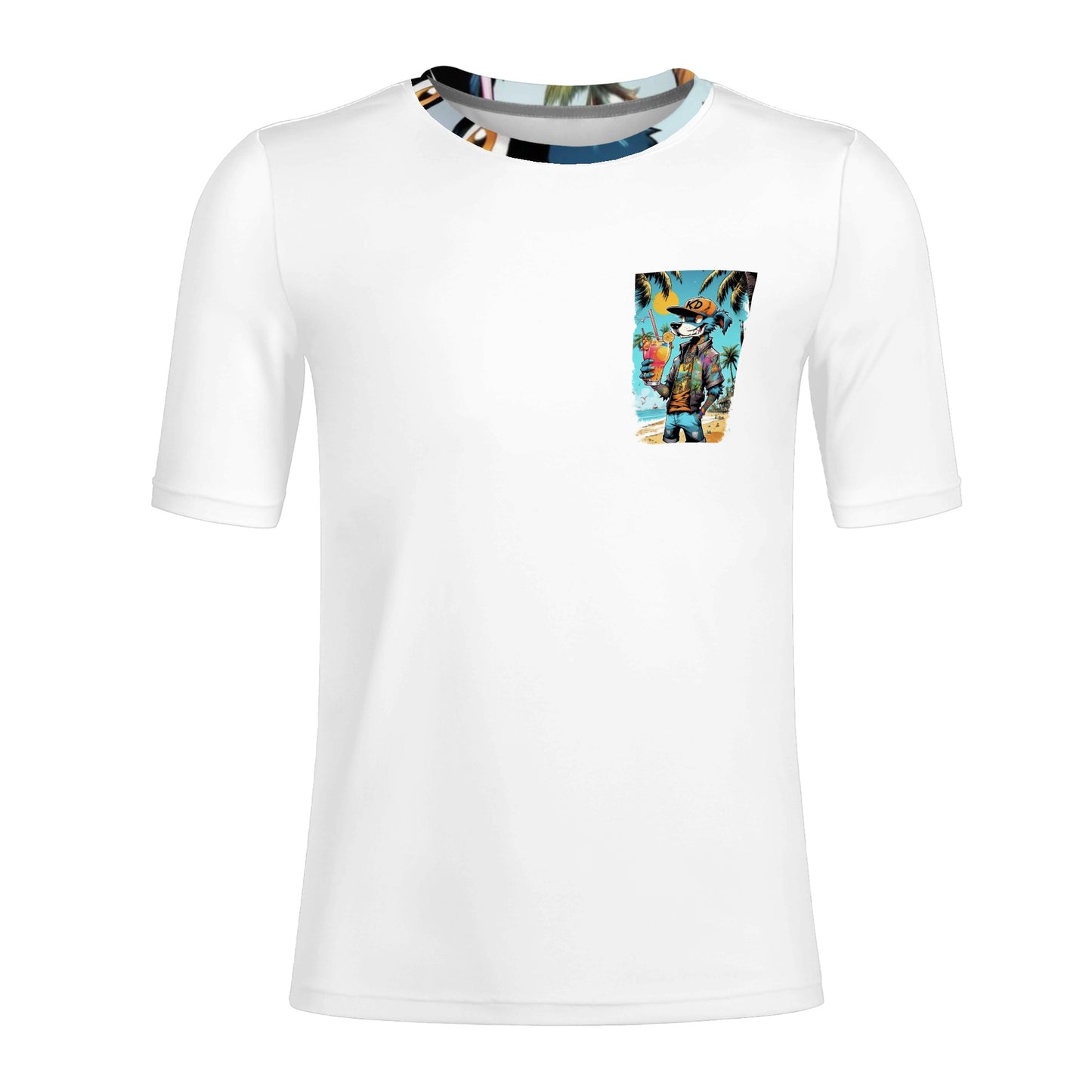 "KD Breeze" All Over Print Fitted Asian Size T-shirts