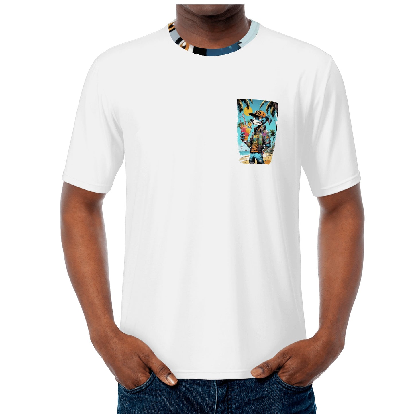 "KD Breeze" All Over Print Fitted Asian Size T-shirts