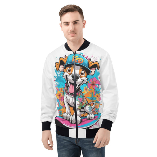 "KD Joe" Unisex All Over Print Zip Bomber Jacket