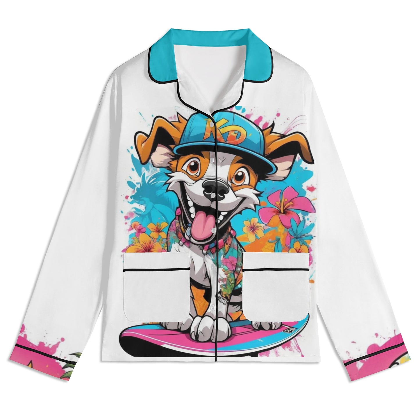 "KD Joe" Unisex Long Sleeve Adult Nightwear Pajama Set