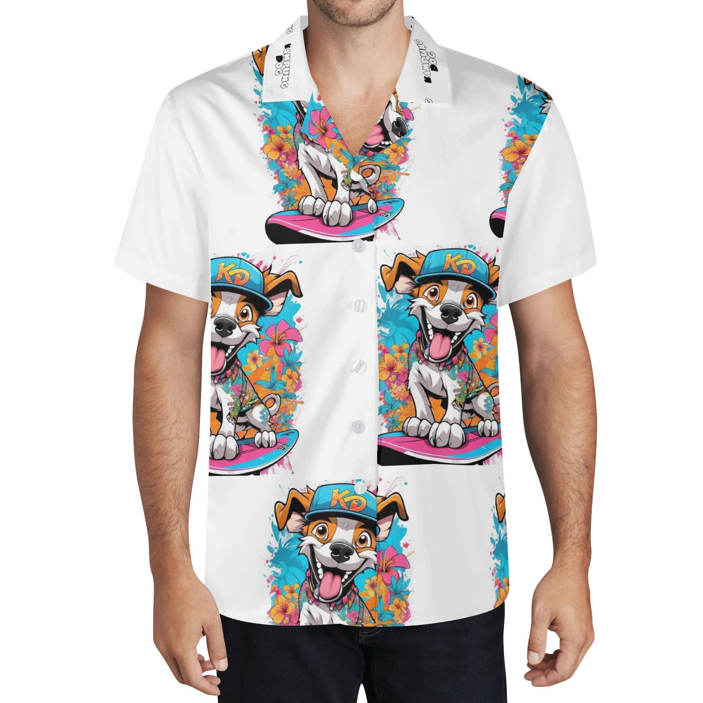 "KD Joe" All Over Print Casual Hawaiian Shirt
