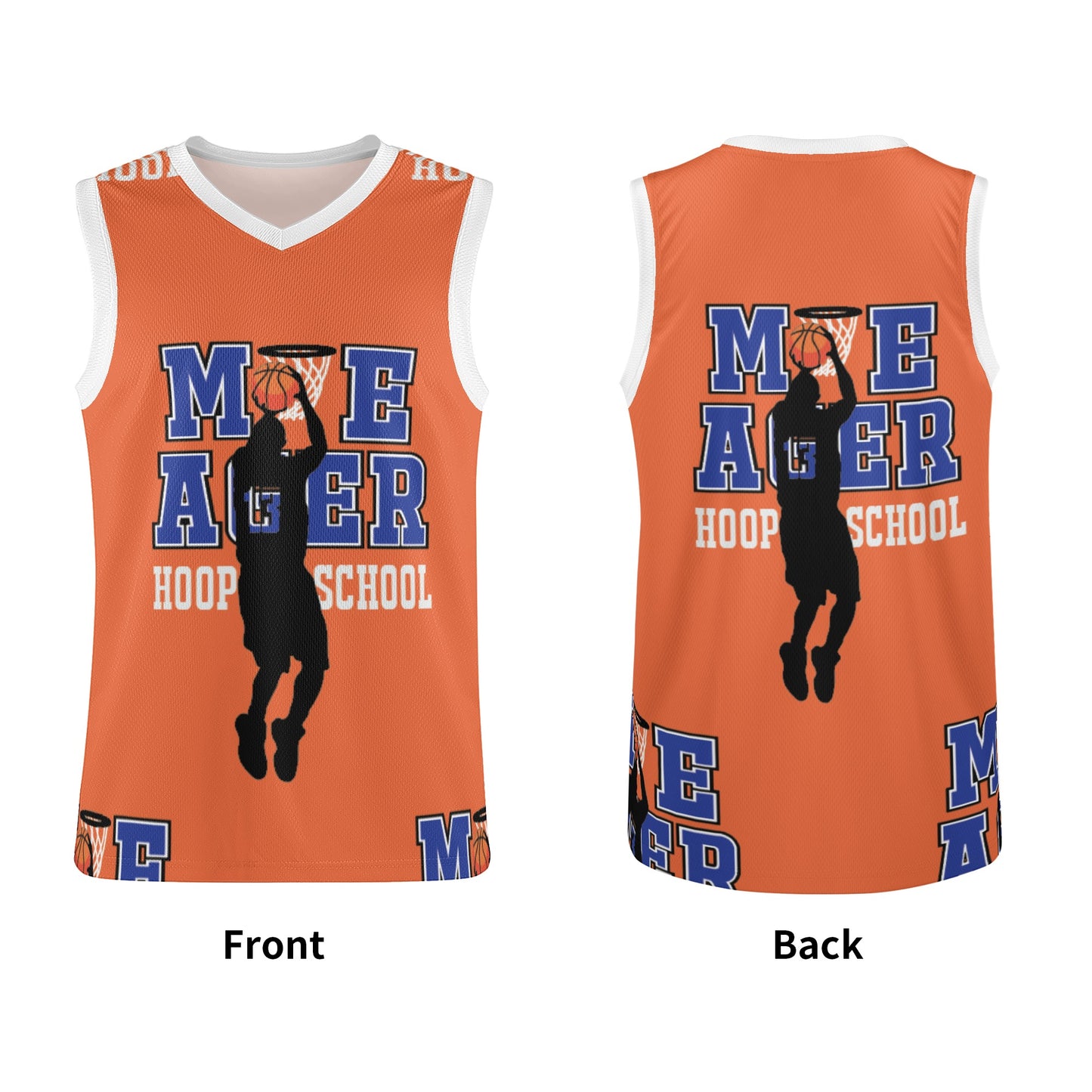"Moe Ager Hoop School" Orange Juice Jersey