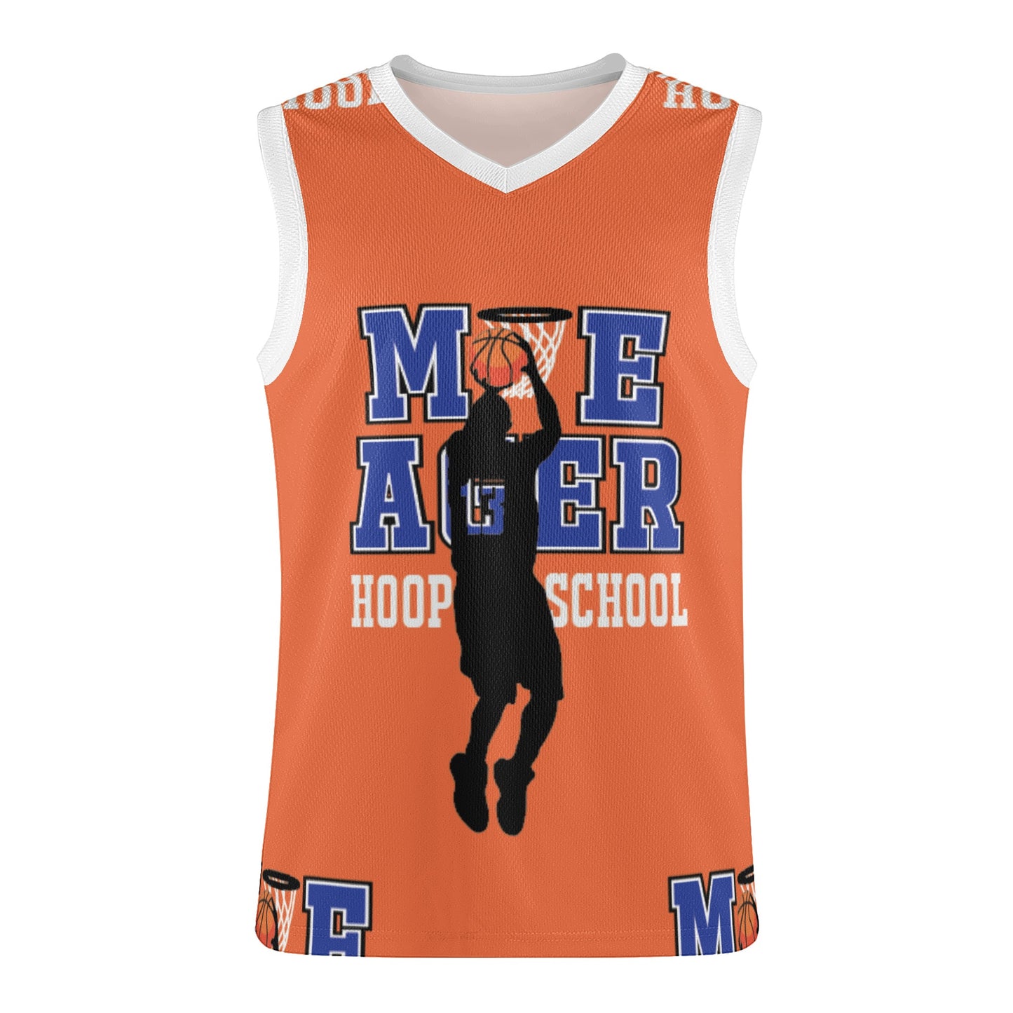 "Moe Ager Hoop School" Orange Juice Jersey