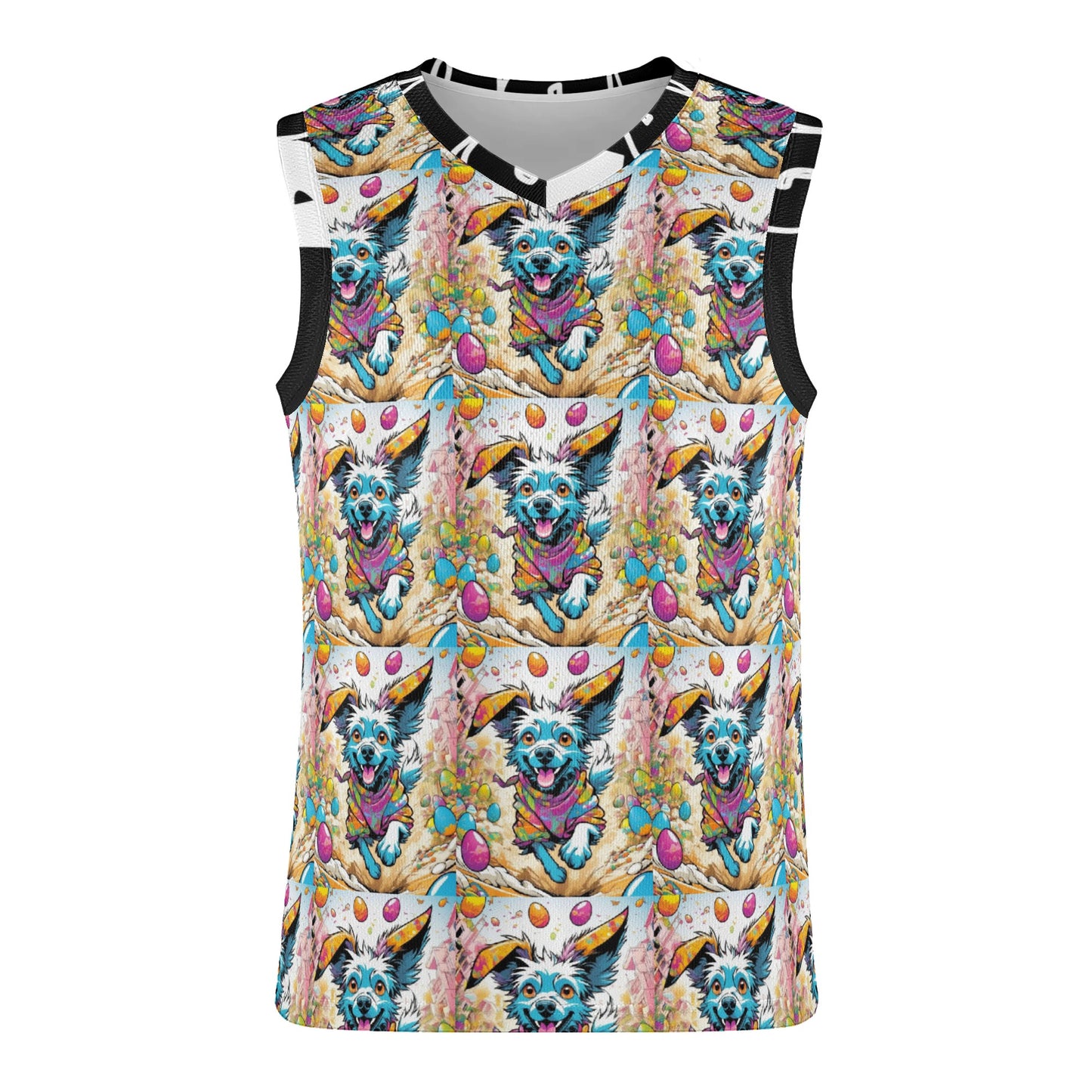 "KD Easter 1" All Over Print Basketball Jersey Tank Top