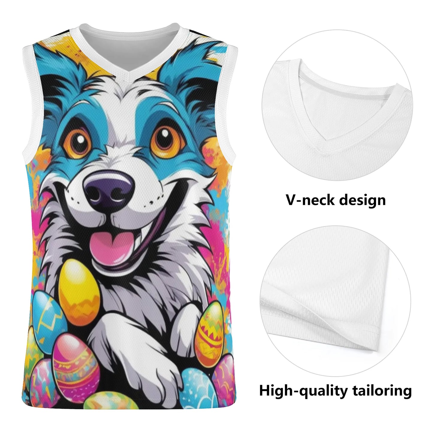 KD Easter 2 All Over Print Basketball Jersey Tank Top