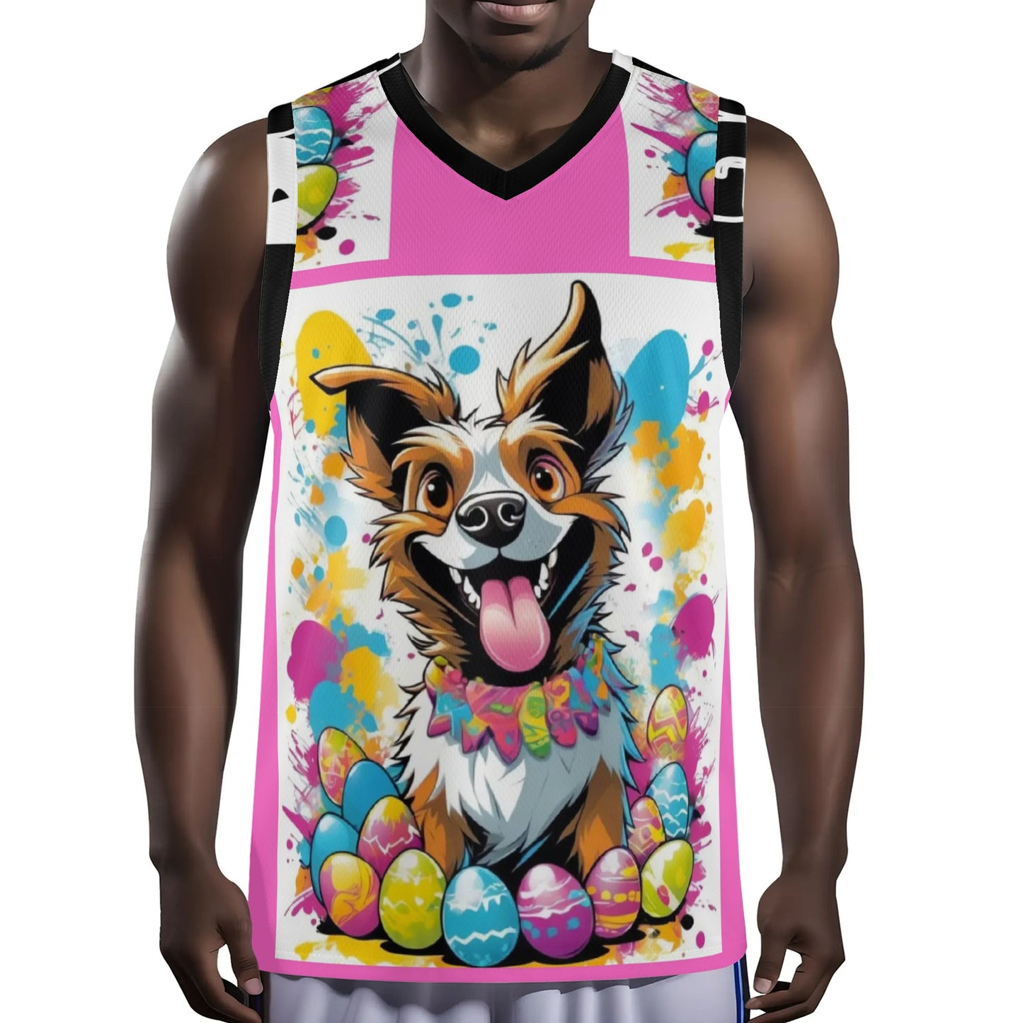 KD Easter 3  All Over Print Basketball Jersey Tank Top