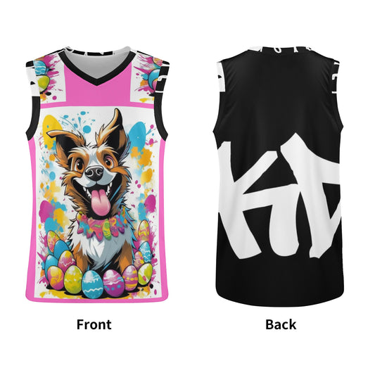KD Easter 3  All Over Print Basketball Jersey Tank Top