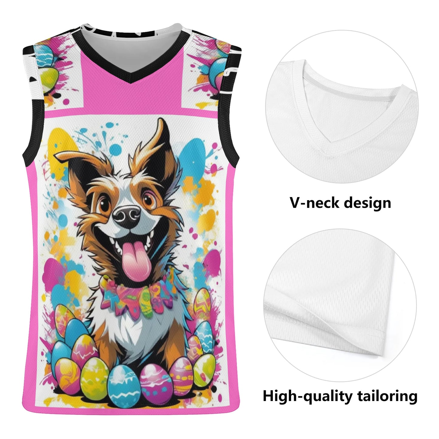 KD Easter 3  All Over Print Basketball Jersey Tank Top