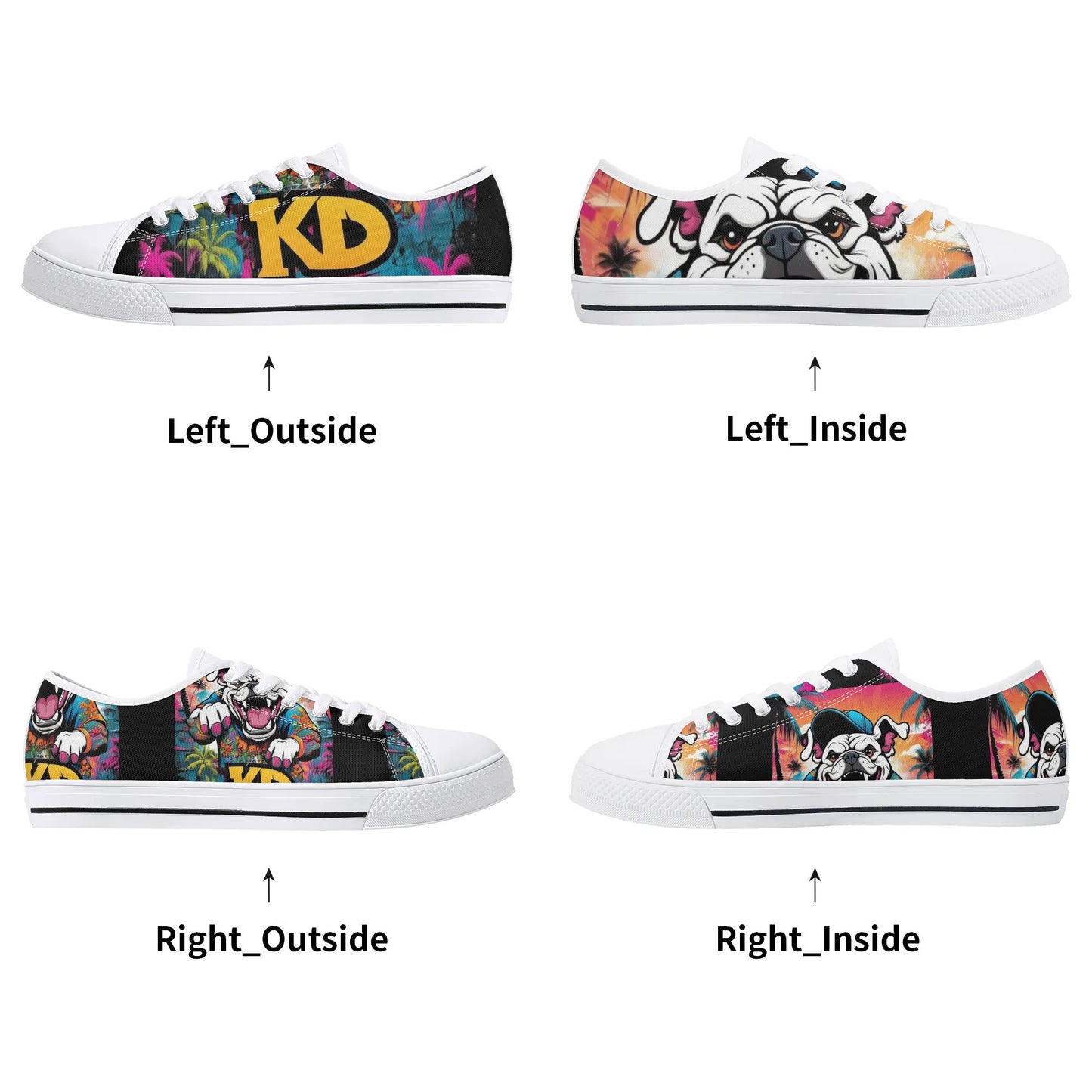 KD "LowMangs"  Top Canvas Shoes