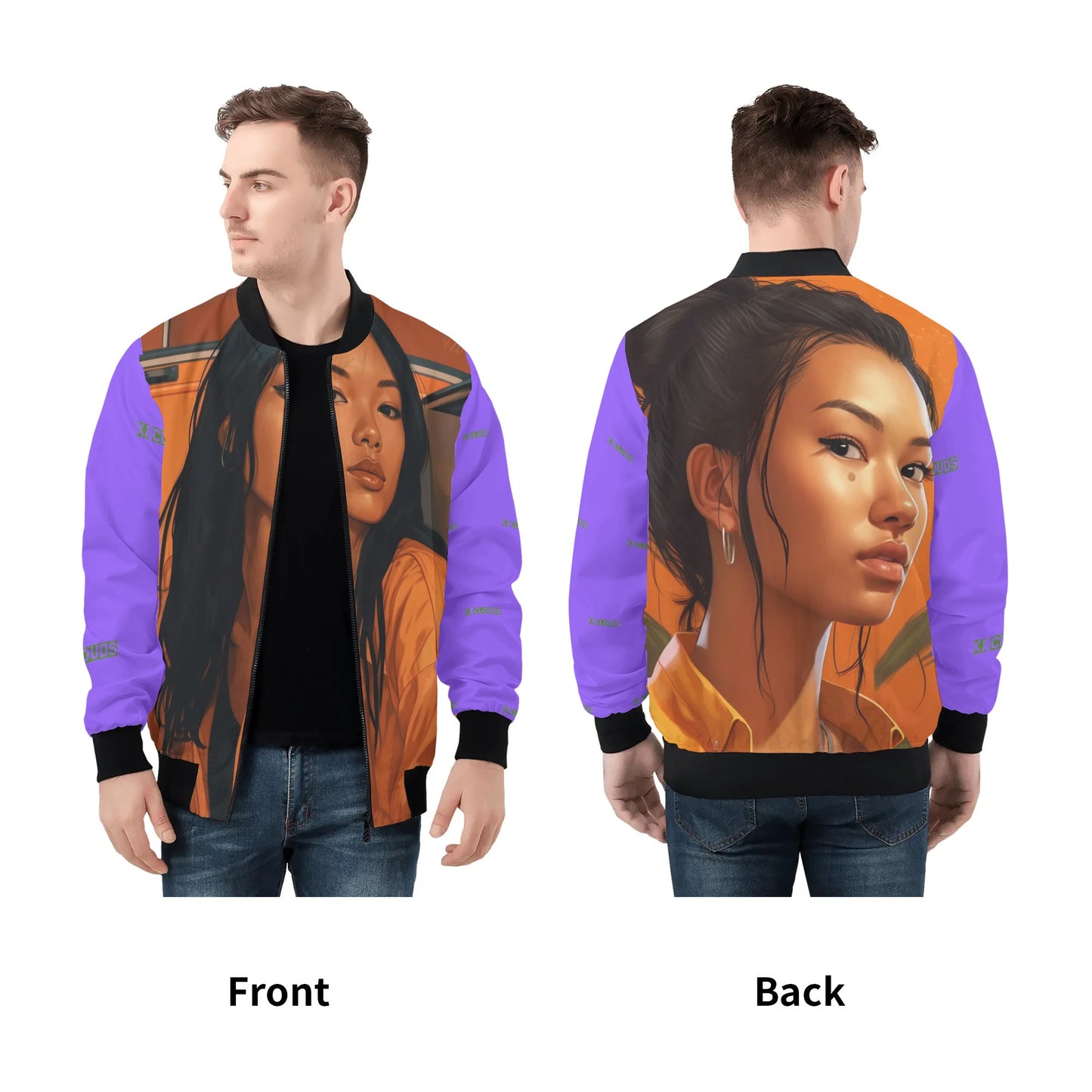 KJ Clouds Bomber Jacket