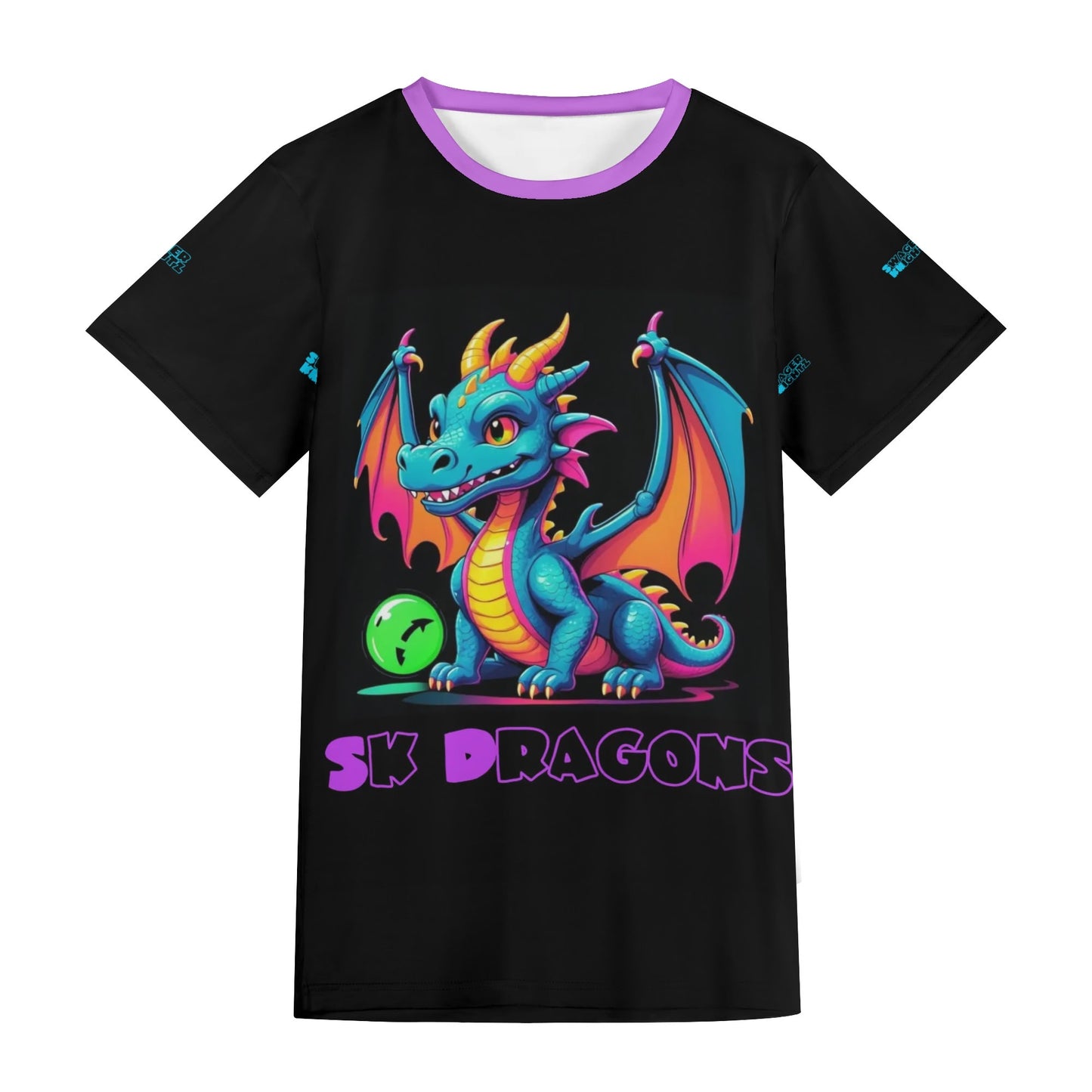 Sk Dragons Unisex All-Over Print Adult Short Sleeve Tshirt