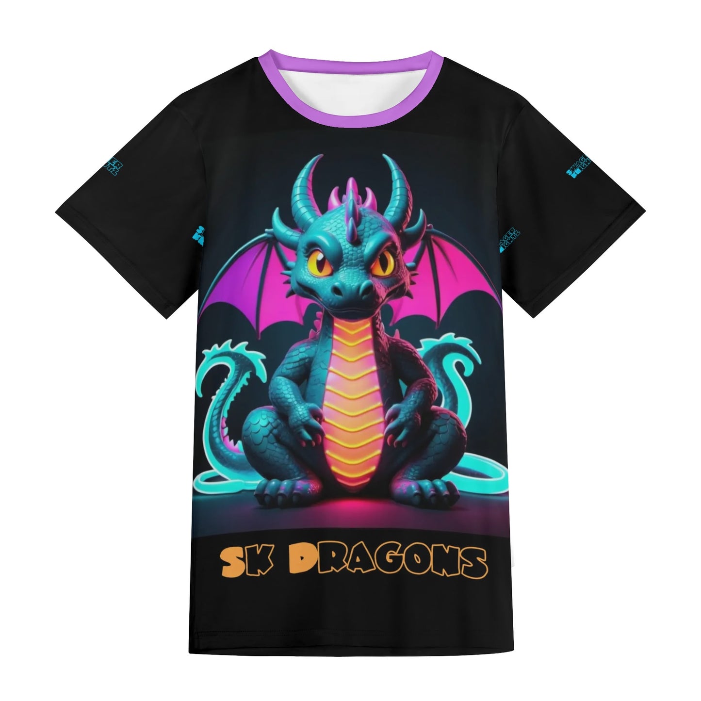 Sk Dragons Unisex All-Over Print Adult Short Sleeve Tshirt