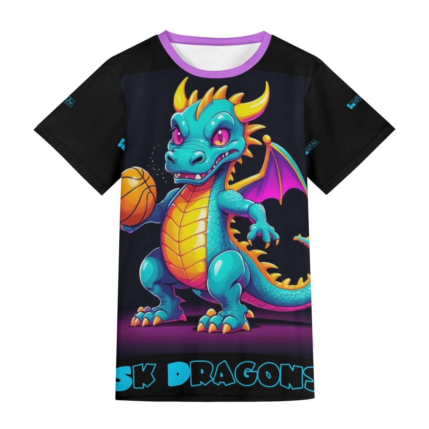 Sk Dragons Unisex All-Over Print Adult Short Sleeve Tshirt