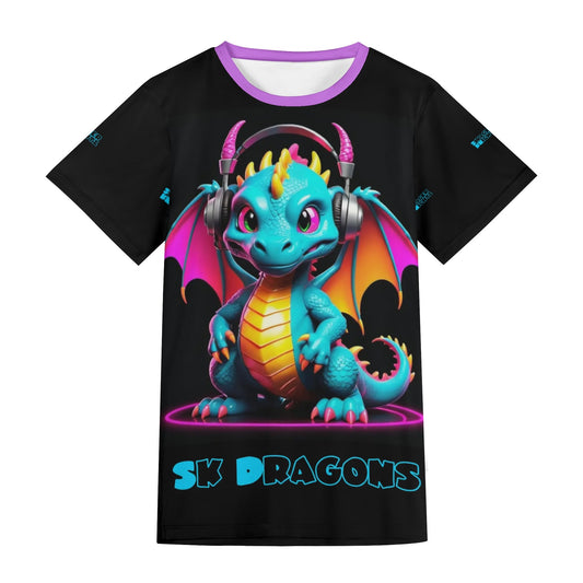 Sk Dragons Unisex All-Over Print Adult Short Sleeve Tshirt