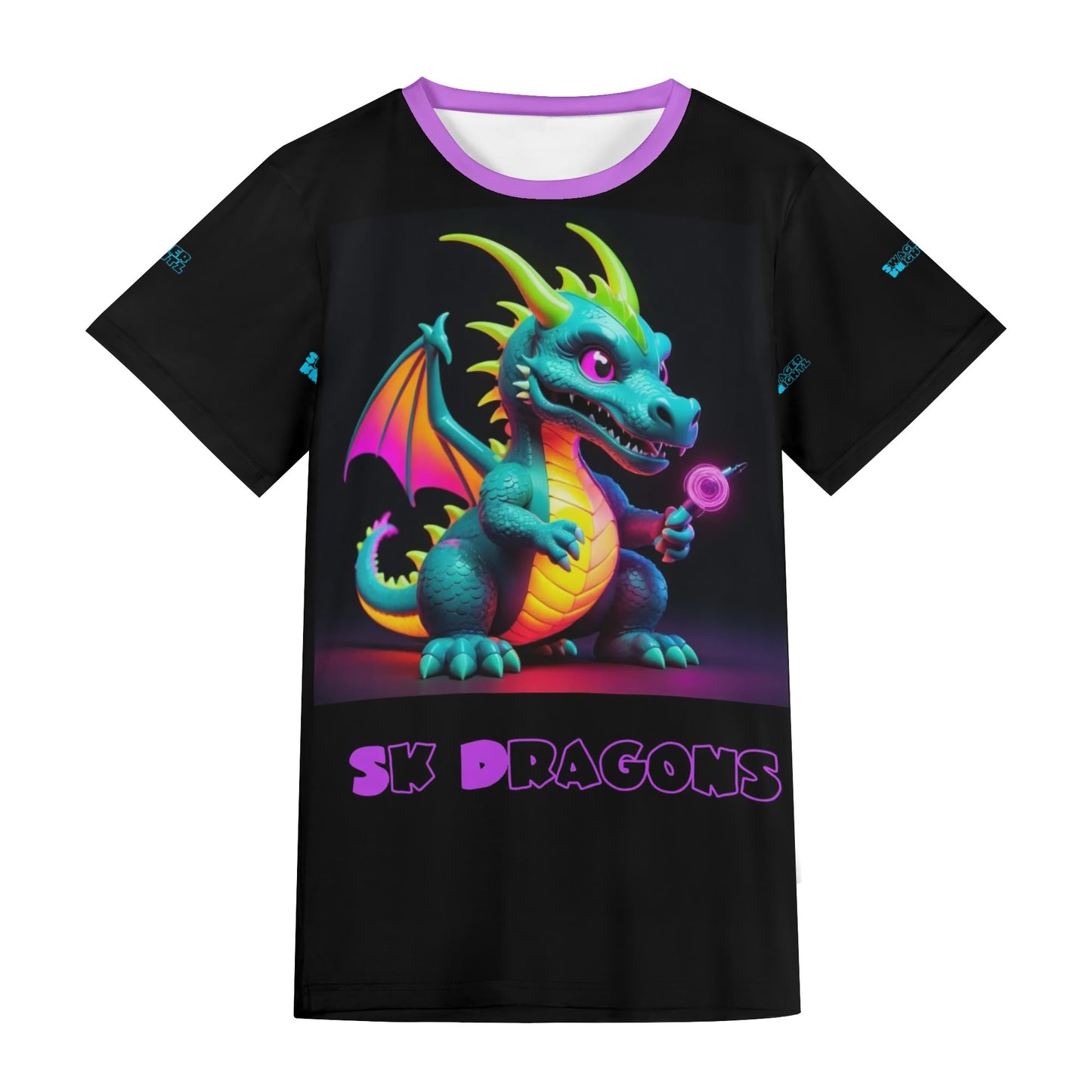 Sk Dragons Unisex All-Over Print Adult Short Sleeve Tshirt