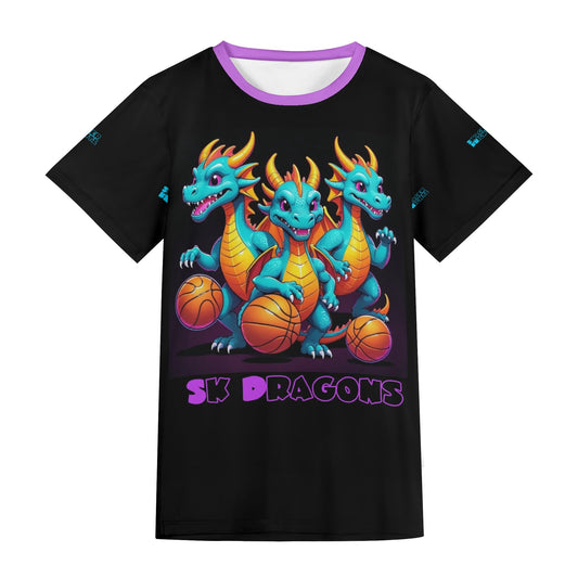 Sk Dragons Unisex All-Over Print Adult Short Sleeve Tshirt