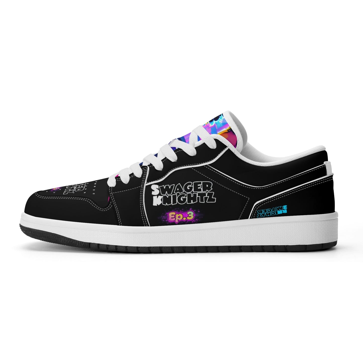 Ep3 Premium PU Leather Low Top Sneakers-V2