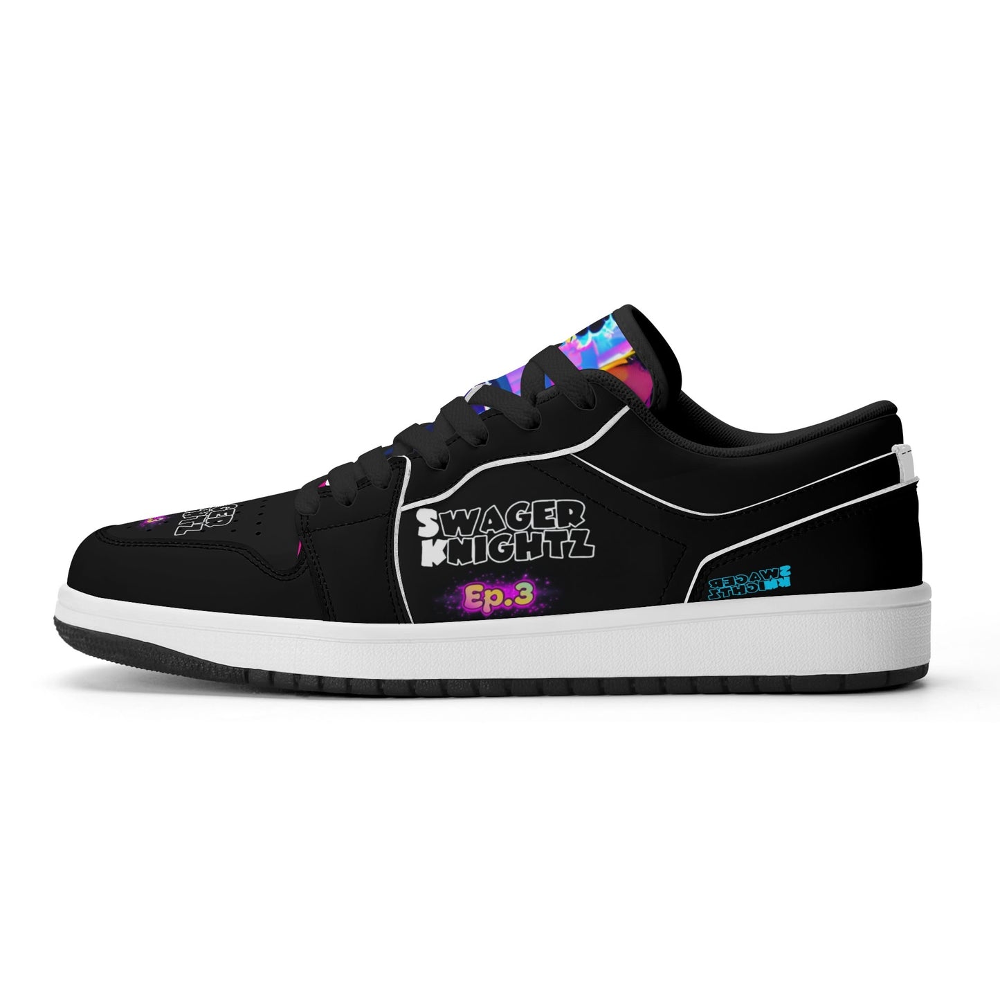 Ep3 Premium PU Leather Low Top Sneakers-V2