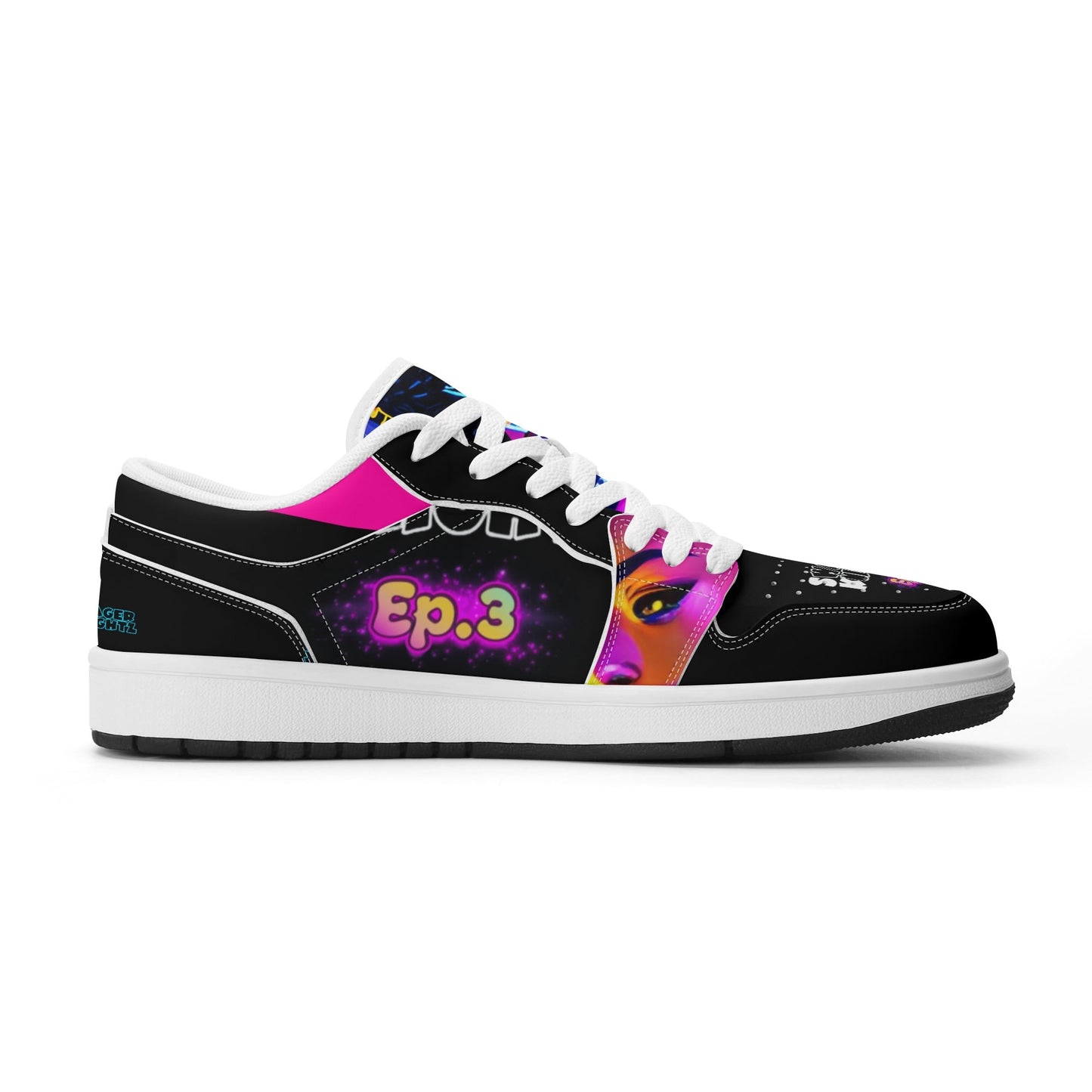 Ep3 Premium PU Leather Low Top Sneakers-V2